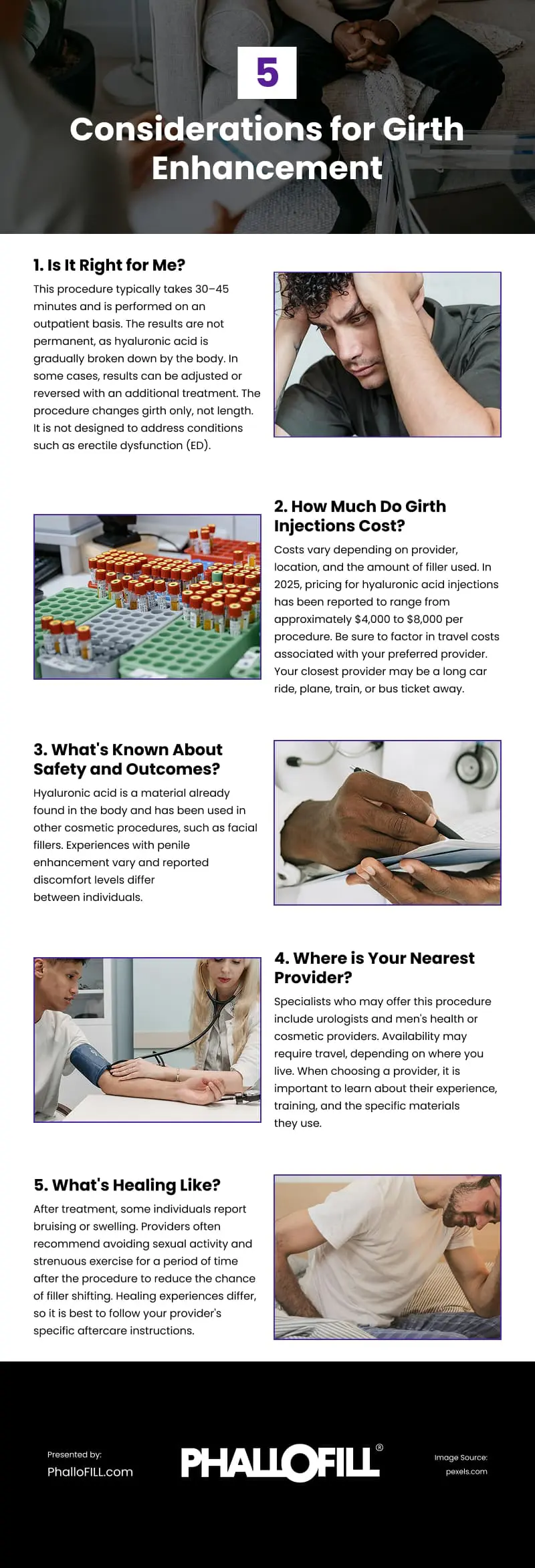 5 Considerations for Girth Enhancement Infographic