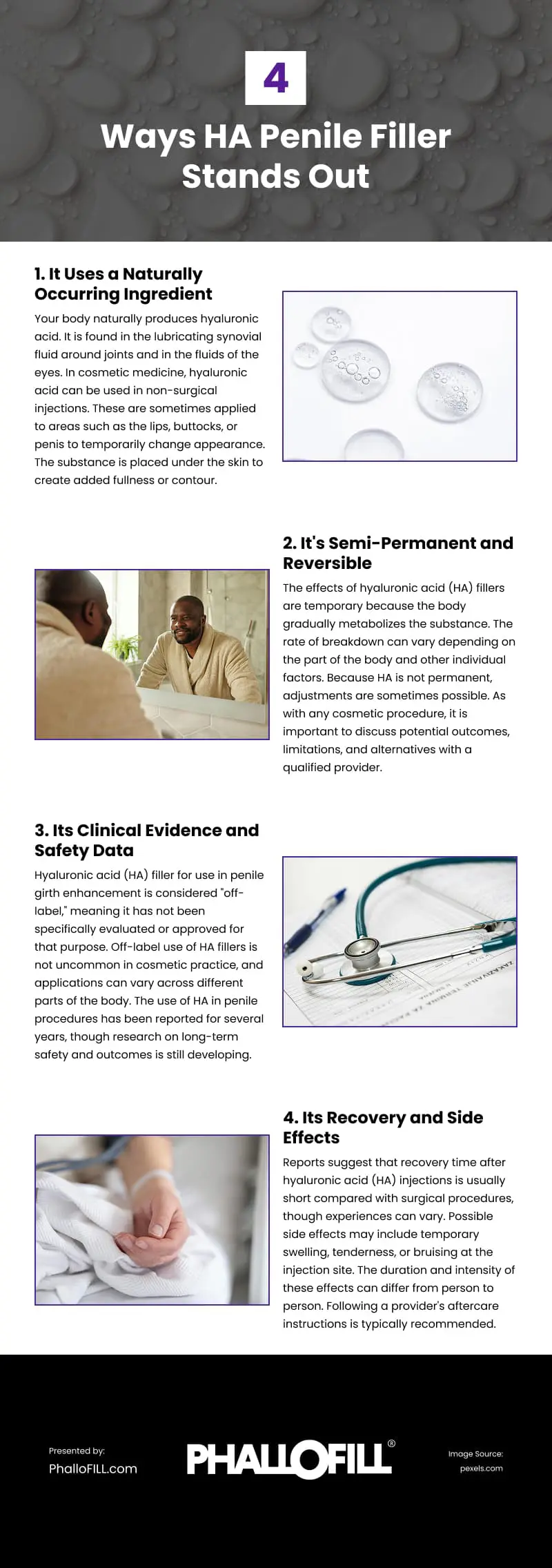 4 Ways HA Penile Filler Stands Out Infographic