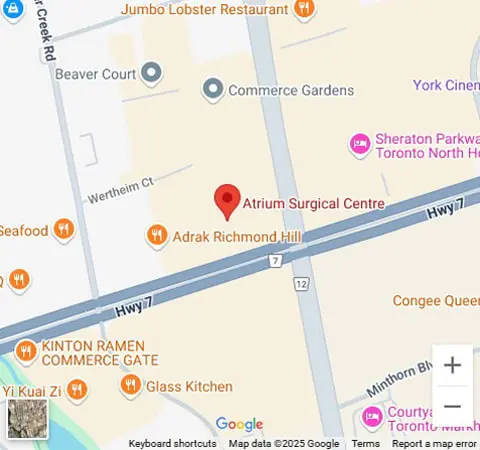 Atrium Surgical Centre location